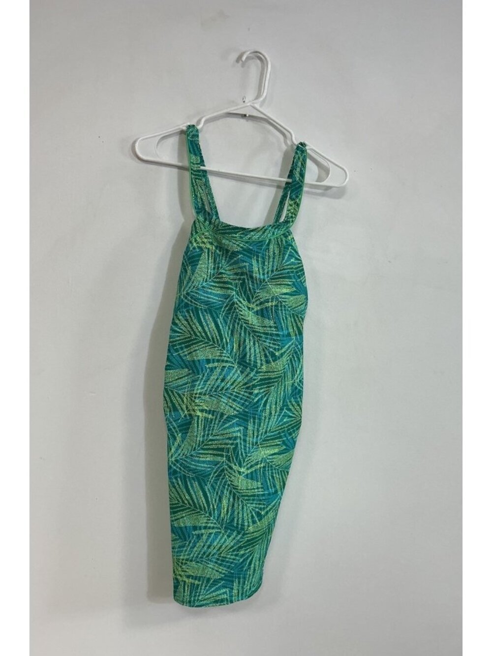 Lands End Tank Swim Dress Sleeveless Built In Swimsuit Womens 14